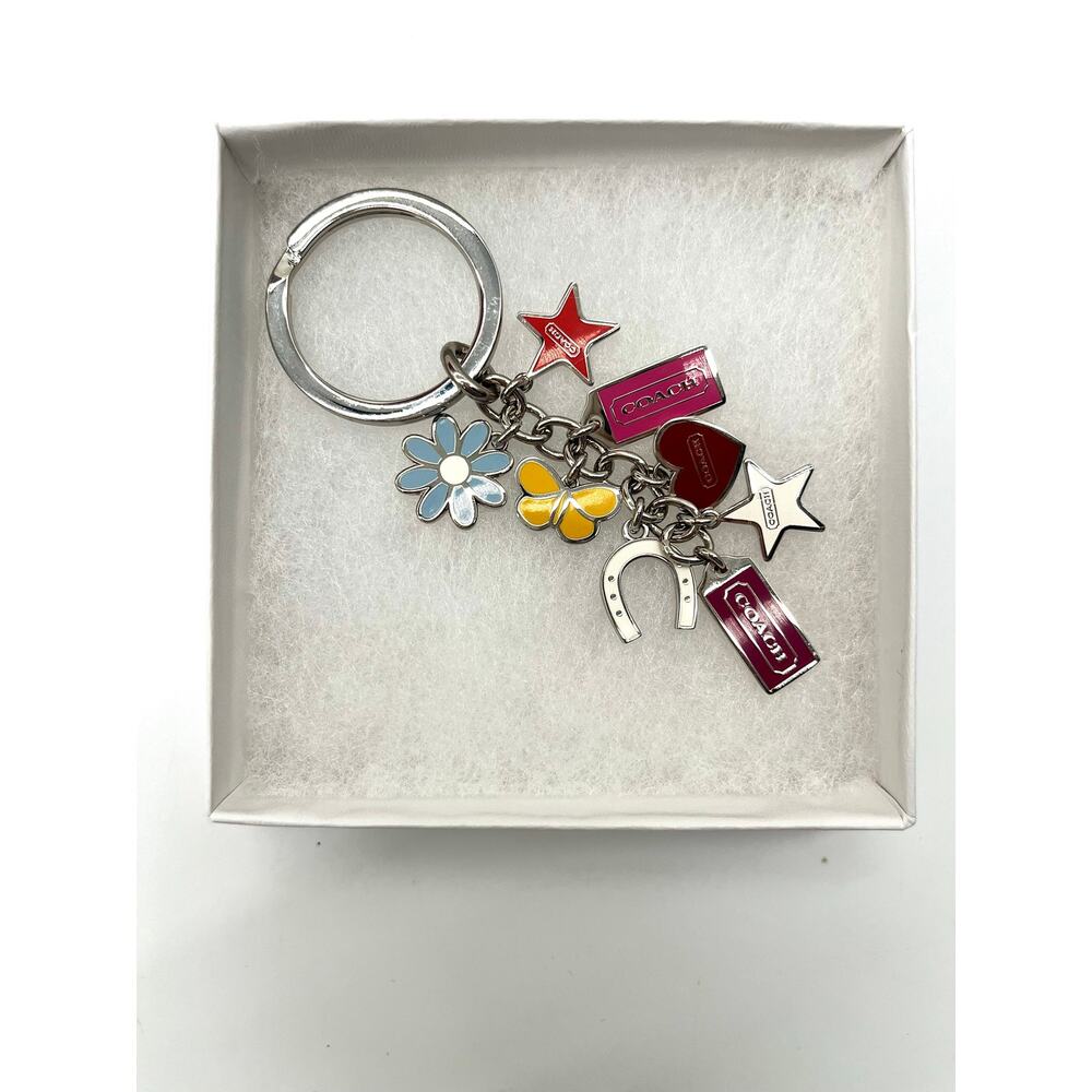 COACH Bag Charm, Butterfly, Flower, Heart, Horse Shoe, Hang Tags and Stars
